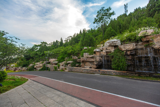 曲阜尼山书院风景