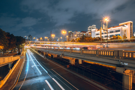 广州夜景延时