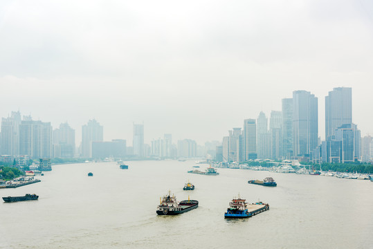 上海黄浦江两岸建筑风光