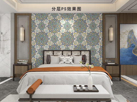 PS分層臥室效果圖設(shè)計(jì)