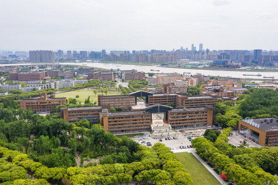 浙江宁波大学航拍