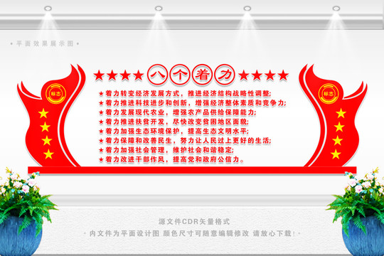 八個(gè)著力