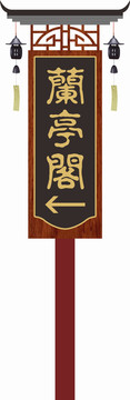 景區(qū)民宿立牌
