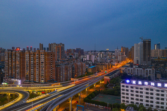 湖北宜昌城市夜景