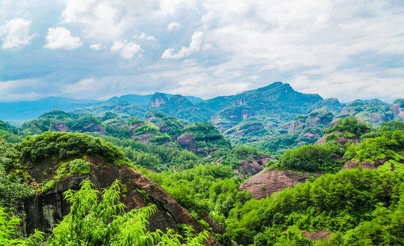 群山远山风光