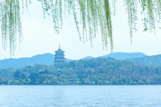 杭州西湖雷峰塔