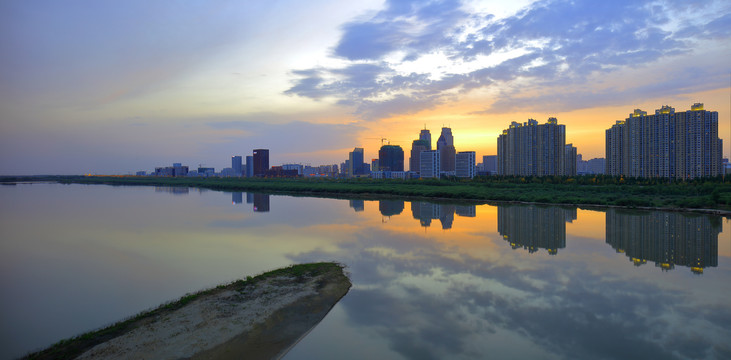 哈尔滨新区夜景