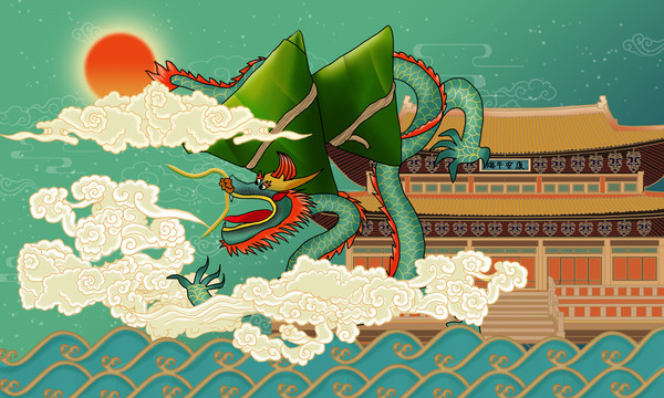 端午節(jié)插畫