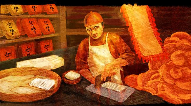 合川桃片