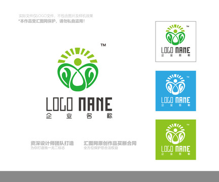 绿色农业logo