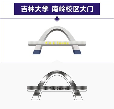 吉林大学南岭校区大门