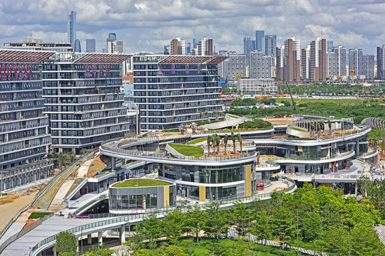 华侨城欢乐港湾建设场景