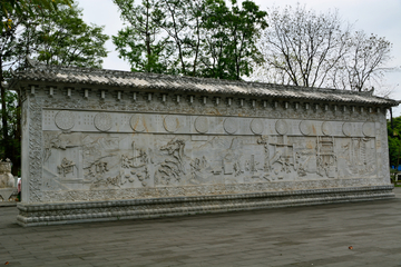 传统文化浮雕墙