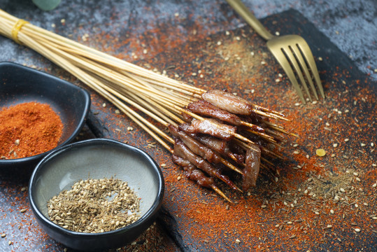 炸牛肉小串