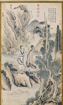 金廷標(biāo)濠梁圖
