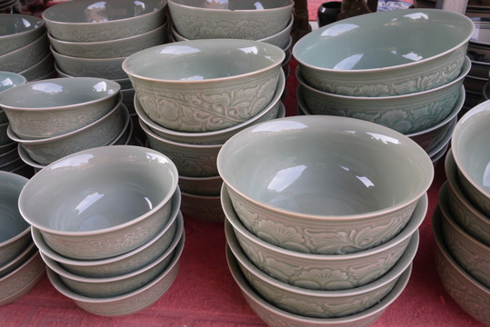 耀州瓷碗