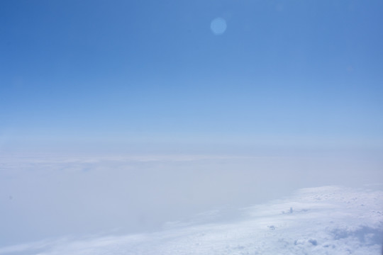 渤海上空