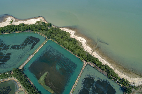 洪泽湖西岸风光风情