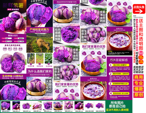 越南紫薯詳情頁(yè)