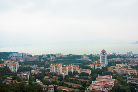 厦门大学校园全景