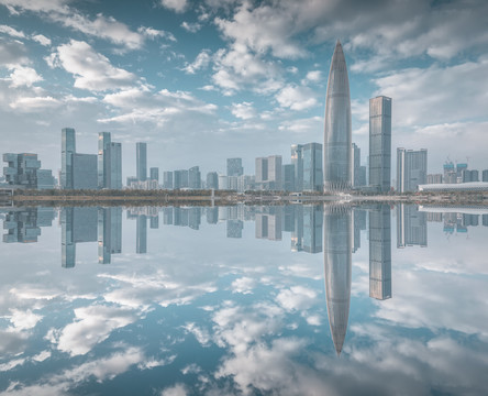 中国深圳市南山区后海风景