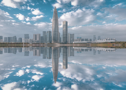 中国深圳市南山区后海风景