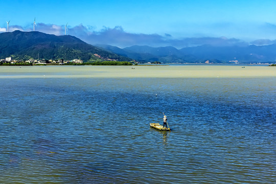 盐州岛海上风光