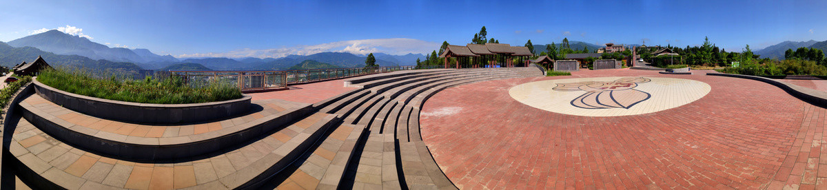 兰家山文化广场全景