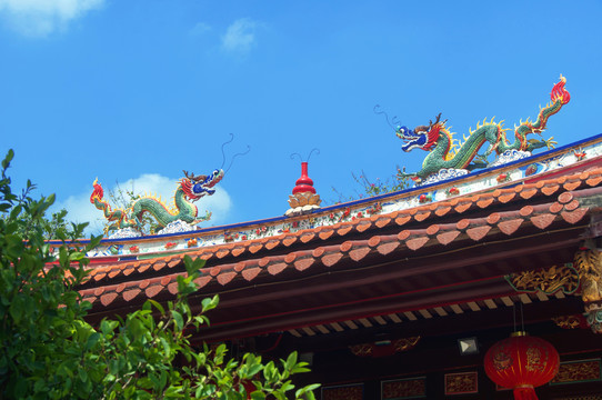 中式传统建筑屋顶特色