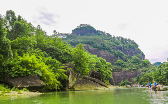 武夷山九曲溪山水风光