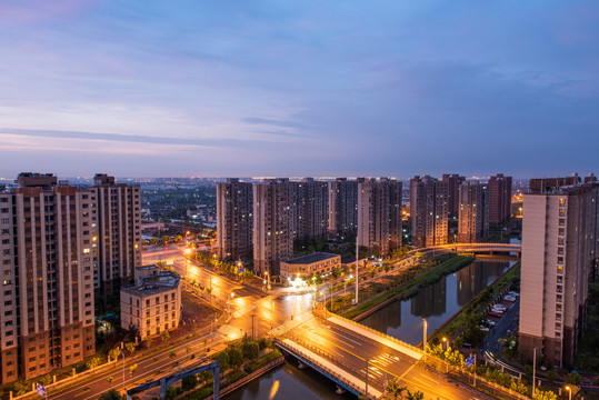 城市风光夜景