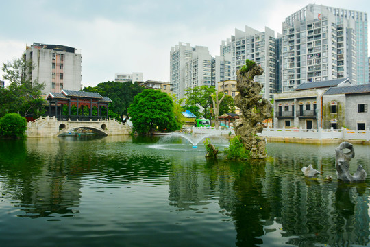 韵桥湖景