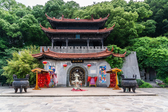 无锡太湖大觉湾建筑风景