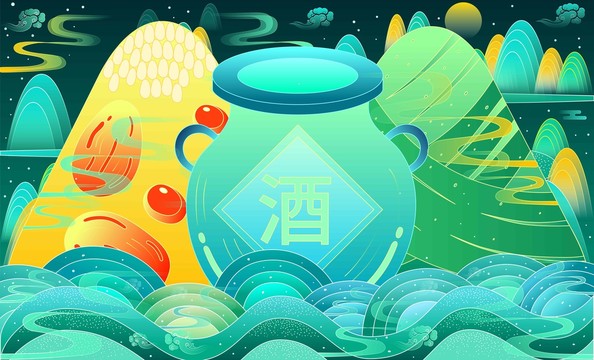 國潮端午粽子