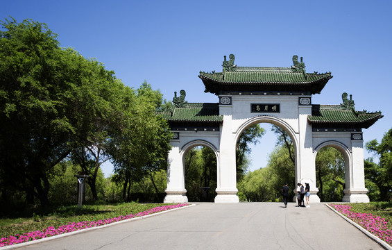 著名旅游景区明月岛