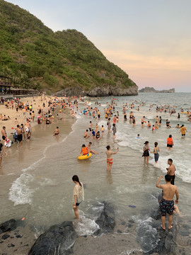 越南海防市吉婆岛海滩