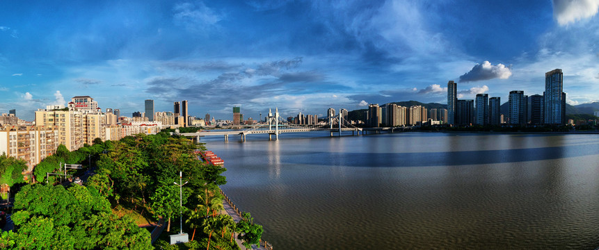 珠海城市风光之前山河