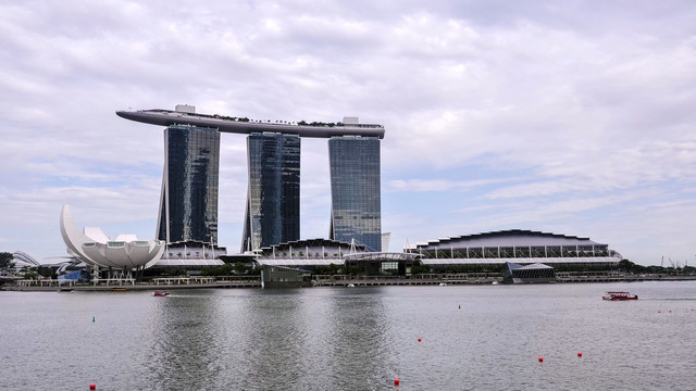 新加坡滨海湾一景