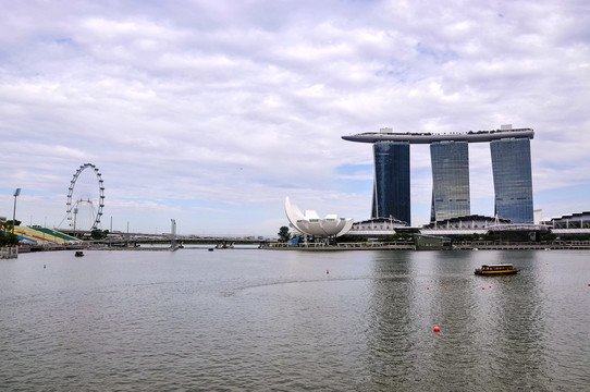 新加坡滨海湾一景