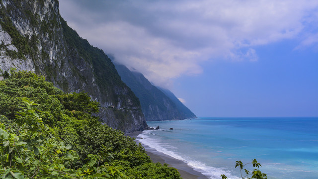 台湾清水断崖一景