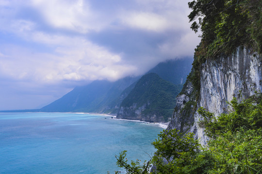 台湾清水断崖一景