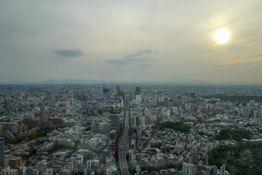 六本木新城展望台看城市景色