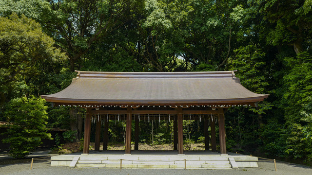 日本明治神宫一景