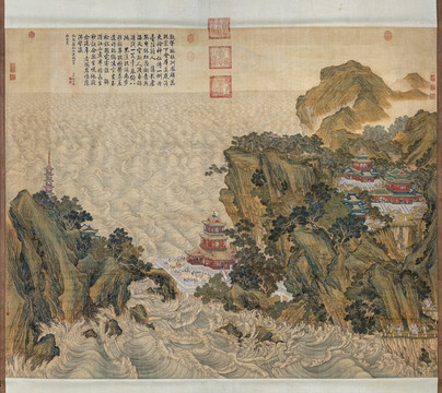 金廷標仙山樓閣圖