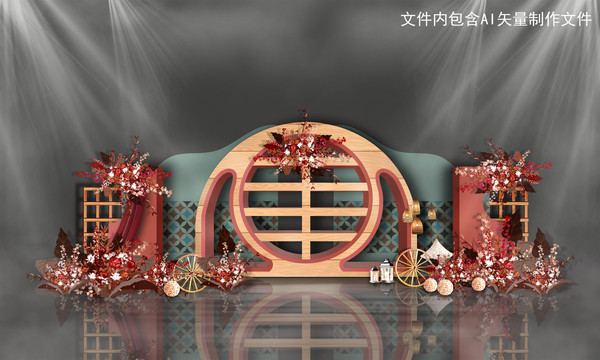 復(fù)古森系婚禮