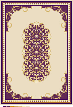 中式块毯