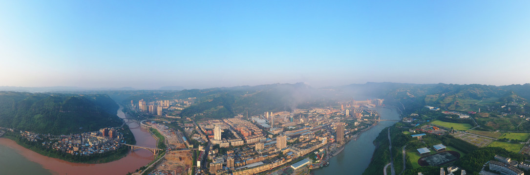 水富航拍大景