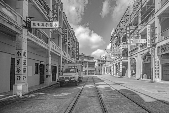 老香港街景