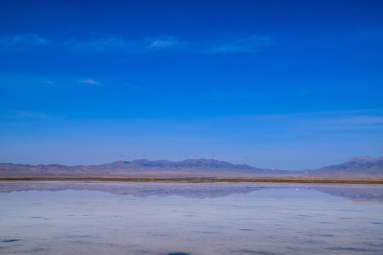 茶卡盐湖风光