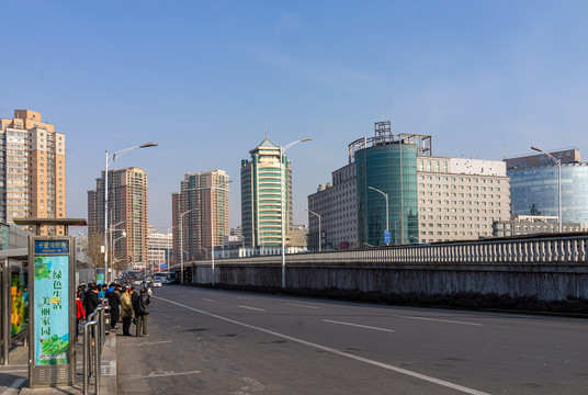 北京街景北京十里河桥